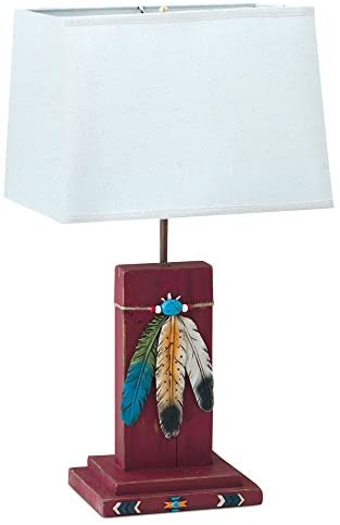 Southwest Feather Lamp