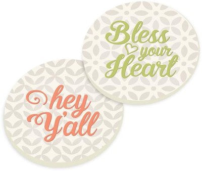 Bless & Yall- Car Coasters