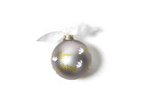"Peace On Earth" Glass Ornament