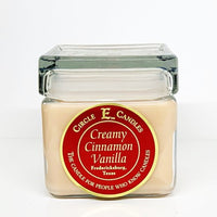 Creamy Cinnamon Vanilla Scented Jar Candle- 22oz