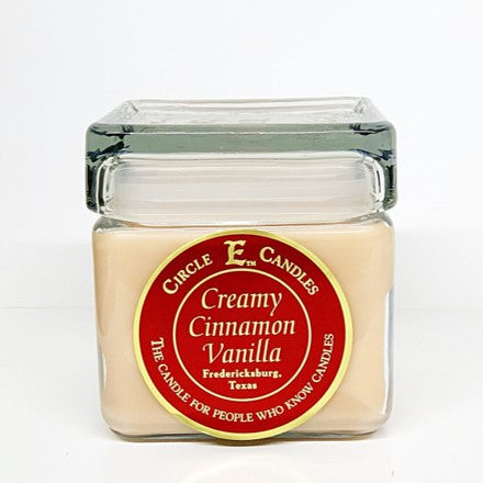 Creamy Cinnamon Vanilla Scented Jar Candle- 22oz