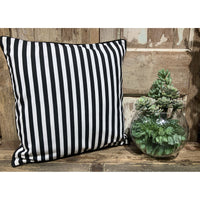 Faux Canvas Stripe Pillow