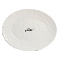 It's Just Words Oval Platter