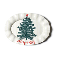 Merry Tree Oval Platter