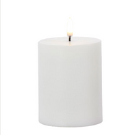 White Pillar Candle