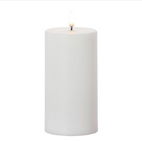 White Pillar Candle