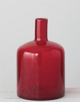 Red Glass Bottle