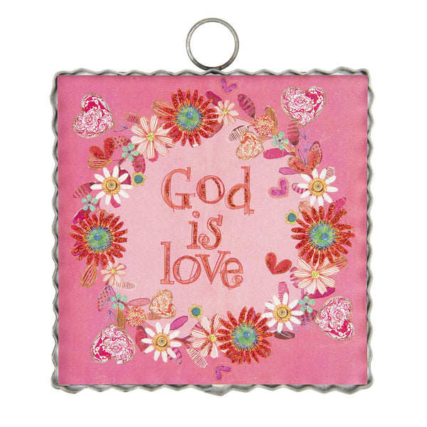 Mini "God is Love" Print