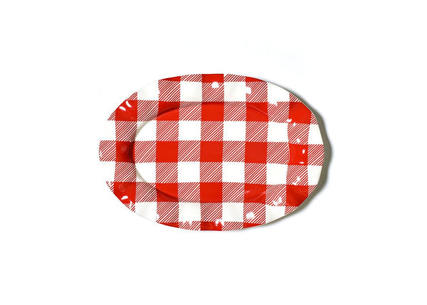 Buffalo Oval Platter Red