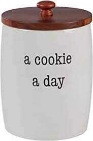It's Just Words- Cookie Jar with Bamboo Lid