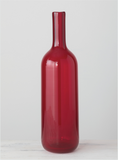 Red Glass Bottle