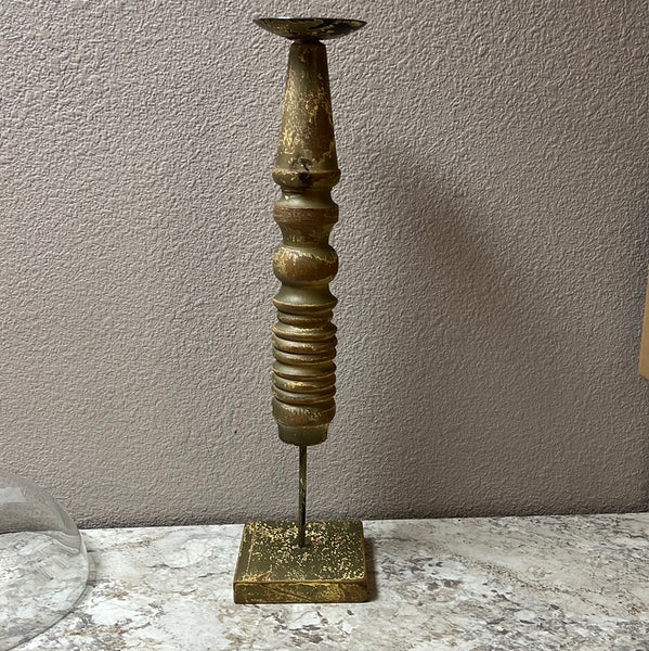 Wooden Finial Candle Stand (Large)