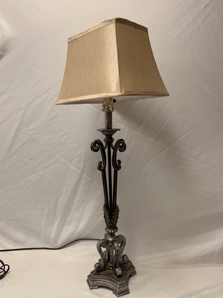 Tall Elegant Scroll Lamp