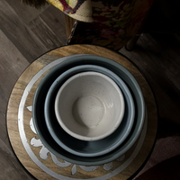 Blue and White Ceramic Bowl Set