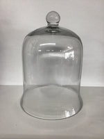 Large Glass Tapered Dome Cloche