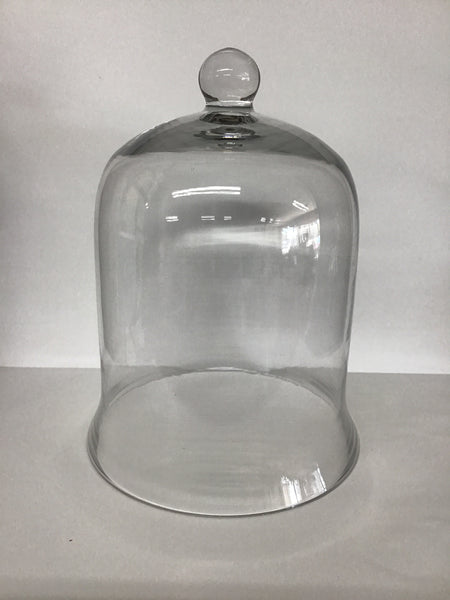 Large Glass Tapered Dome Cloche