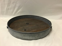 Tin and Wood Barkeepers Tray- Small