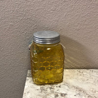 Yellow Glass Jar