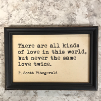 “There Are All Kinds” Wood Frame