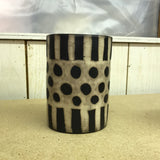 Black and White Clay Pot