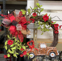 Leopard Truck Wreath
