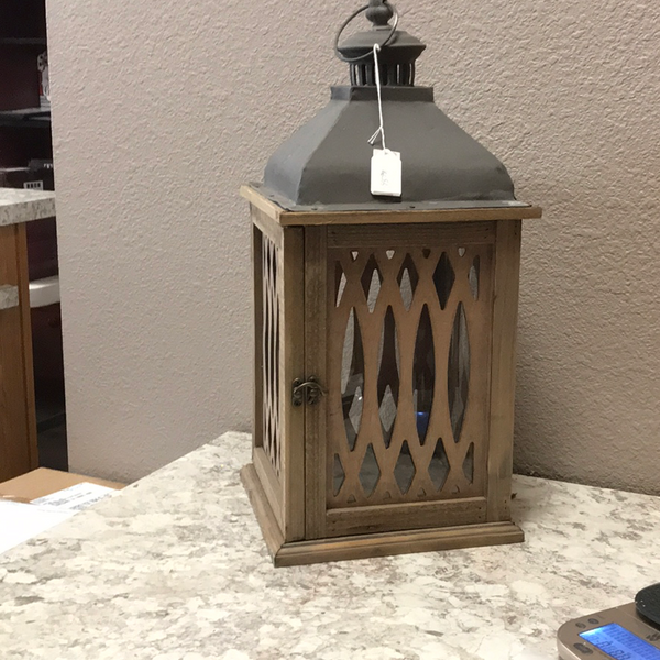 Large Wooden Lantern