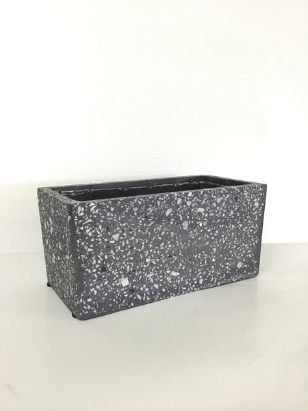 Gray Asphalt Planter - Small