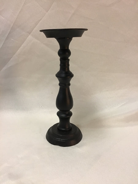 Black Iron Candlestick- Tall
