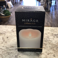 MIRAGE SMALL WHITE CANDLE