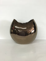 Bronze Ceramic Organic Pot- Small