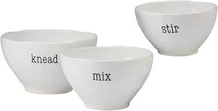 Its Just Words 3 pc Mixing Bowl Set