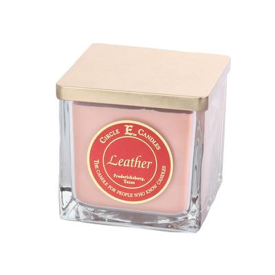 Leather Scented Jar Candle
