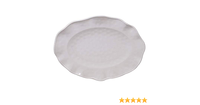 Perlette Cream Oval Platter