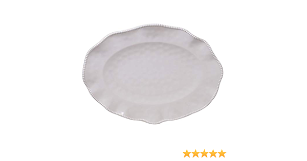 Perlette Cream Oval Platter
