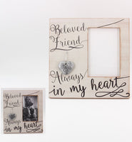 WOOD 4X6 MEMORIAL PICTURE FRAME