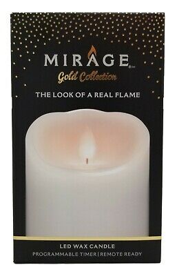 Mirage Tall Cream Candle
