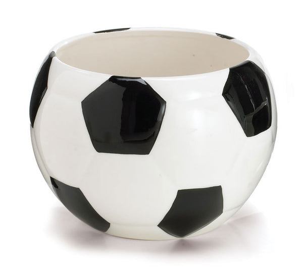 Ceramic Soccer Ball Vase