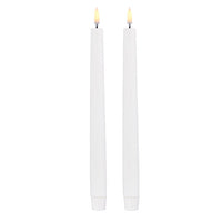 11" WHITE TAPER CANDLES